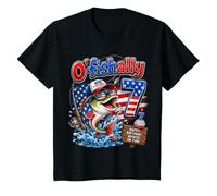 Enfant O'Fishally, garçon de 7 Ans, Funny Fishing, 7e Anniversaire T-Shirt