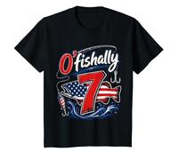 Enfant O'Fishally, garçon de 7 Ans, Funny Fishing, 7e Anniversaire T-Shirt