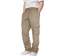 Enfant Pantalon Cargo Garçon Baggy Pantalon Jogging de Travail Hiver Sport Taille Élastique Chaud Garcon Mode Survêtement Chasse Hip Hop Décontracté Pants