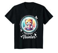 Enfant Pâques Egg Hunter Eggspert Cat Boys Pâques chemises Pâques T-Shirt