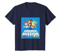 Enfant Paw Patrol - Embark On A Mission Chase Marshall Rubble T-Shirt