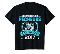 Enfant Pêcheur 4 ans Les meilleurs pêcheurs sont nés en 2017 T-Shirt