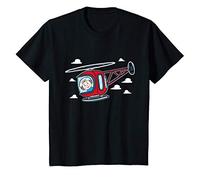 Enfant Petit hélicoptère rouge | drôle de bébé vole hélicoptère T-Shirt