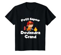 Enfant Petit Sapeur Deviendra grand Cadeau rigolo Garçon Pompier T-Shirt