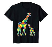 Enfant Pièce de puzzle girafe Mois de sensibilisation à l'autisme T-Shirt