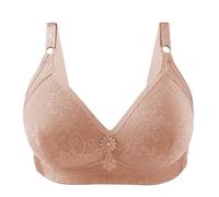 Enfant Pompier Slim Bra Bra with A Large Bust and A Slimming Look. It Features A Compact Design Without A Ring and A Design with A Accessory Legging Cuir Grossesse (Beige, XL)