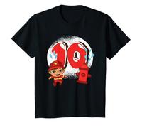 Enfant Pompiers dix 10e anniversaire garçons de 10 ans T-Shirt