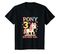 Enfant Pony Magic Troisième Anniversaire Fille T-Shirt