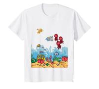 Enfant Poulpe Dauphin Poissons Océan Mer Habitants de la mer Monde T-Shirt