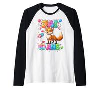Enfant Renard 10 Ans Anniversaire Garçon Fille Manche Raglan