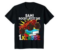 Enfant rentrée des Classes garçon Monster Truck Sami Rockt la 1ère année T-Shirt