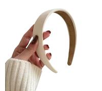 Enfant Rouge Women's Solid Color Wide Edge Versatile Accessory Serrage (Beige, One Size)