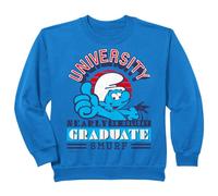 Enfant Schtroumpfs Kids Collegiate 80s Holiday University Graduate Sweatshirt