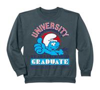 Enfant Schtroumpfs Kids Collegiate 80s University Holiday Graduate Sweatshirt