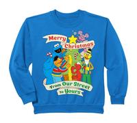 Enfant Sesame Street Ernie Abby Elmo Biscuit pour Enfant Sapin de Noël Sweatshirt