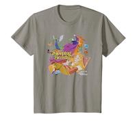 Enfant Sleeping Beauty Retro Movie Poster T-Shirt