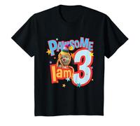 Enfant Sooty Sweep I Am Three, 3e Anniversaire de Pawsome Kids T-Shirt