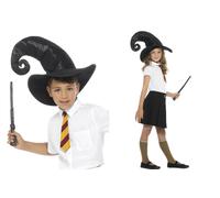 Enfant Sorcier Kit Grand Chapeau Wand École Cravate Livre Semaine Déguisement