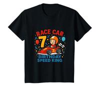 Enfant Speed King, septième Anniversaire de Race Car T-Shirt