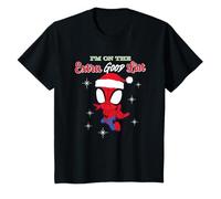 Enfant Spider-Man I'm On The Extra Good List Noël T-Shirt