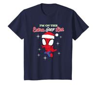 Enfant Spider-Man I'm On The Extra Good List Noël T-Shirt