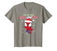 Enfant Spider-Man I'm On The Extra Good List Noël T-Shirt
