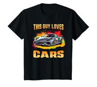 Enfant Sports Car Supercar This Guy Loves Cars Graphique Garçon T-Shirt
