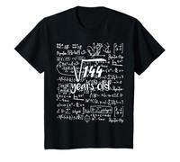 Enfant Square Root Of 144 - 12ème anniversaire 12 ans mathématiques T-Shirt