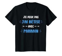 Enfant Super Parrain Enfant j'peux Pas J'Ai bêtise avec Parrain T-Shirt