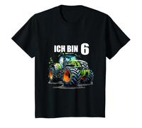 Enfant T-Shirt pour Enfant « Bauernkind Ich Bin 6 Traktor Bauer & Landwirt » T-Shirt