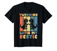 Enfant Twinning With My Bestie Boys Spirit Week Twin Day Dinosaure T-Shirt