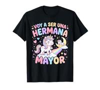 Enfant Voy a Ser Hermana Mayor Toddler Anuncio Del Bebé T-Shirt