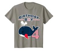 Enfant Whale 4th Birthday Party Outfit for Boys T-Shirt