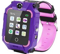 Enfants 4G Smartwatch avec GPS One-Key SOS Call Anti-Lost pour 4-12 ans Jouet électronique éducatif pour enfants Violet