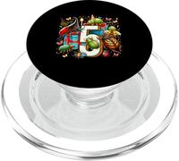 Enfants 5ème Anniversaire Insectes Insectes scarabées Biologie 5 Ans PopSockets PopGrip pour MagSafe
