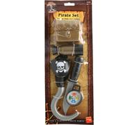 Enfants 6 Pièce Pirate Ensemble Crochet Cache Téléscope Boussole Déguisement Jeu