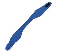 Enfants adultes tête d'oreille de natation - bandeau de cheveux élastique en néoprène (bleu L)
