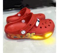 Enfants Anime Disney Cars 95 Lightning McQueen flash dessin animé respirant antidérapant intérieur pantoufles plage décontracté EVA chaussures cadeau J3