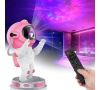 Enfants Astronaut Veilleuse LED Ciel étoilé Lampe projecteur Veilleuse étoilée Lampe de projection Fête Chambre à coucher Décoration Chambre d'enfants