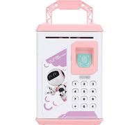 Enfants Automatique Electrique - Cartoon Money Box Pièce de monnaie Saving Pot (Rose)