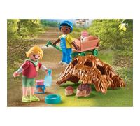 Playmobil My Life 71512 Enfants avec famille de hérissons G