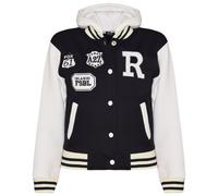 A2Z 4 Kids B.B Encapuchonné R Mode NYC/FOX Veste Varsity - B.B NYC Black Grey 5-6