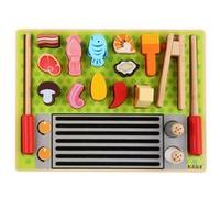 Enfants Barbecue En Bois Set de Cuisine Jeux de Simulation Playset Tout-Petits Bois Jouets Alimentaires BT833 G