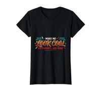 Enfants Brillants timides Fruit of Loom Original T Make Me Look Cool, My Parents are Here Maladroit T-Shirt Graphique avec Valeur, Femme, Noir, XL Femme (Lot de 1)