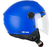 Enfants Casque Jet CGM 261A MINI MONO Bleu opaque taille JL
