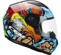Enfants casque moto CGM 265X LUCKY BOXER bleu rouge vert taille JL