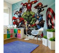 Enfants Chambre Avengers Papier Marvel Thor Ironman Black Widow Captain America