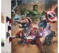 Enfants Chambre Photo Papier Peint 198x279cm Avengers Hulk Ironman Marvel Mural