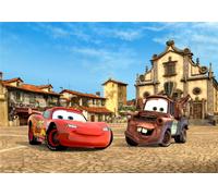 Papier peint XXL intisse Flash Mcqueen et Martin Cars Disney 360X270 CM