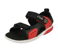 Enfants Clarks Décontracté Crochet Et Boucle Sandales Rocco Vague K